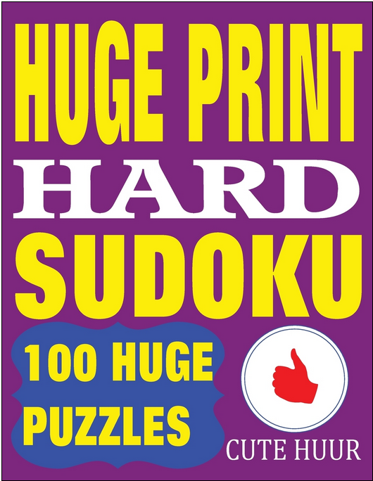 Huge Print Hard Sudoku – Cute Huur