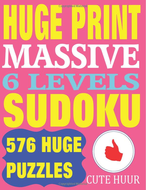 Huge Print Hard Sudoku – Cute Huur